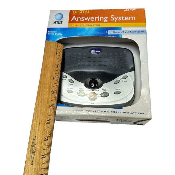 AT&T Digital Answering Machine 1722 Time and Day Stamp New - Picture 6 of 6